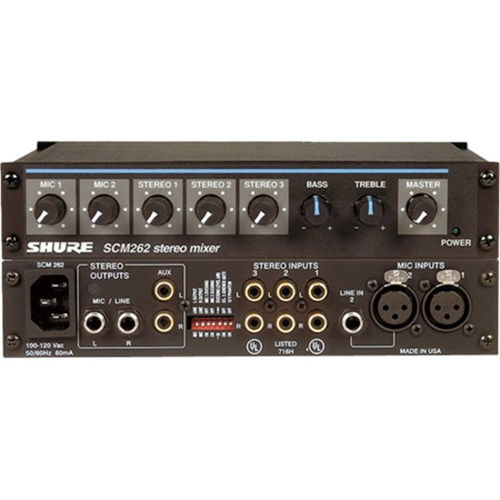 Shure SCM262 Stereo Audio Mixer