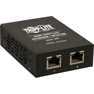 Tripp Lite 2-Port HDMI Over Cat5/Cat6 A/V Extender / Video Splitter 1080p 150'