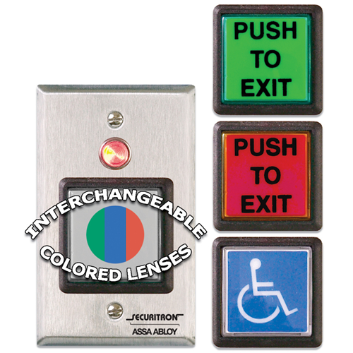 Push To Exit Button with Bi-Color LED