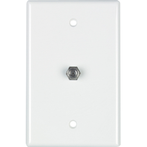 DataComm 30-2012 Single Gang Coaxial Faceplate