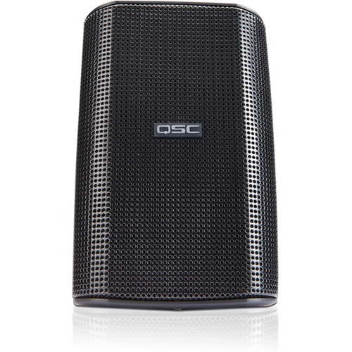 QSC AcousticDesign AD-S32T 2-way Wall Mountable Speaker - 30 W RMS - Black