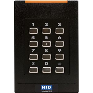 HID multiCLASS SE&reg; RPK40 Multi-technology Smartcard Reader with Keypad