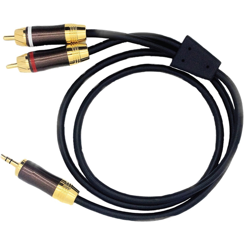W Box RCA to 3.5mm Stereo Y Cable