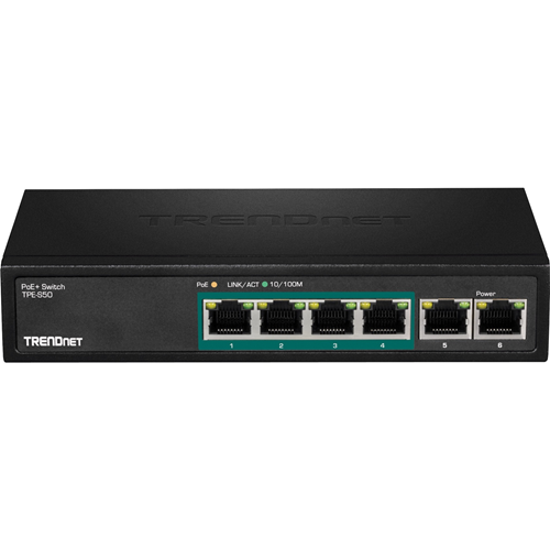 TRENDnet 5-port 10/100Mbps PoE Switch (31W)