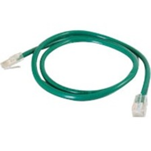 Quiktron Q-Series Patch Cords, CAT6, Non-Booted, Green, 7 FT