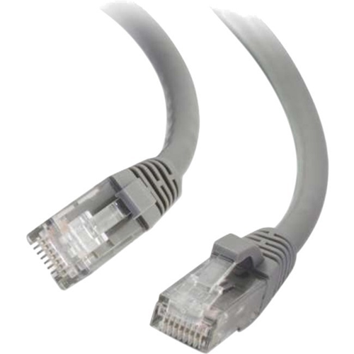 Quiktron 5ft VALUE Series CAT6 Booted Patch Cord - Gray