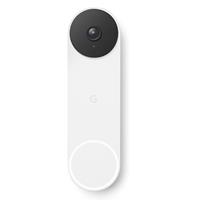 Google GA02268-US Nest Doorbell Battery Pro, Battery Powered Doorbell Security Camera, Snow/White