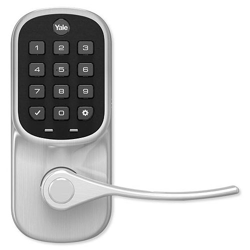 Yale YRL-216-CBA-619 Assure Keypad Lever Lock, Connected by August, Satin Nickel