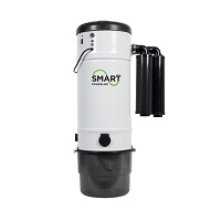 SMART SMP1000 240V Central Vacuum Power Unit with LCD Display & Two By-Pass Motor, 211 CFM