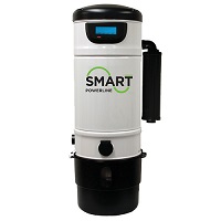 SMART SMP2000 120V Central Vacuum Power Unit with LCD Display & By-Pass Motor, 142 CFM