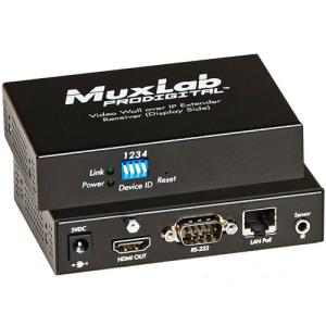 MuxLab 500754-RX Video Wall Over IP Decoder With Poe