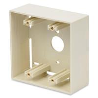 Belden AX10413 KeyConnect Double-Gang Surface Adapter Box, White