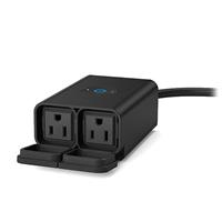 Ring Outdoor Smart Plug with Dual Outlets, Black