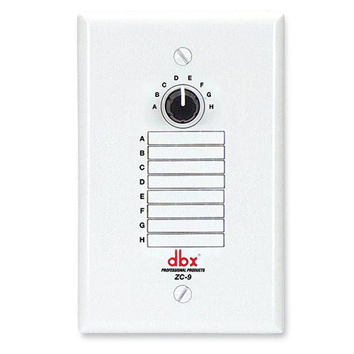dbx by Harman ZC9 Wall-Mounted Zone Controller