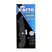 X-ACTO X3274 SURGRIP Metal Retractable Knife,  Carded 12/240, Black