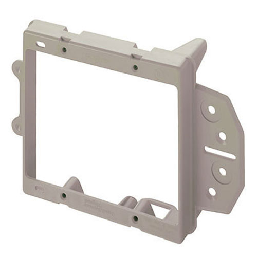 Legrand-On-Q Two Gang LV Bracket, Face Mount, New