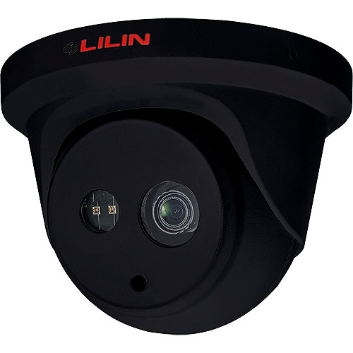 LILIN P5R6552E2K 5MP Fixed IR Vandal Resistant Turret Dome IP Camera, Black