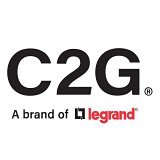 C2G CG-37094 2-Port Keystone Single Gang Wall Plate, Stainless Steel, TAA Compliant