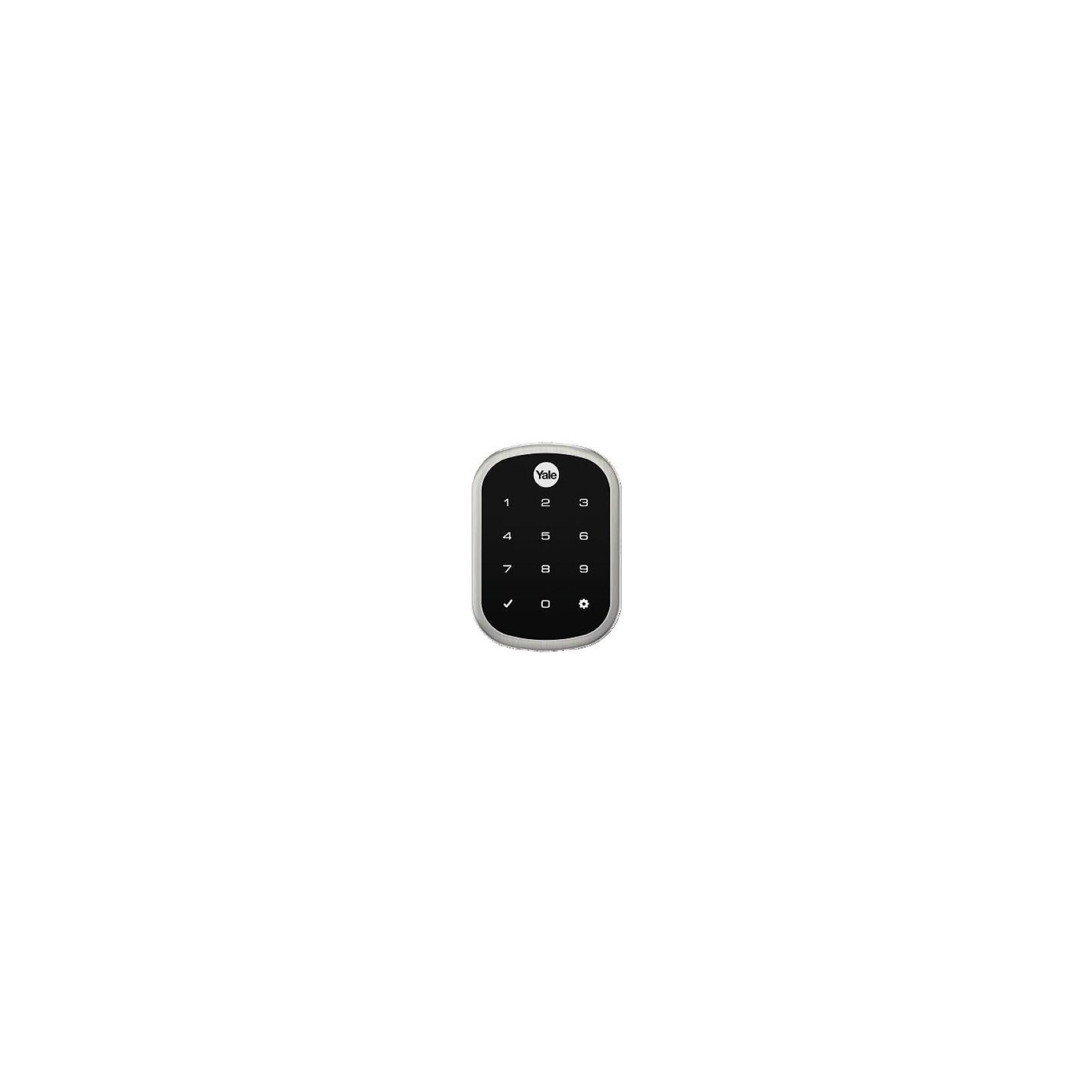 LiftMaster LMDBPACK-SN myQ Smart Touchscreen Deadbolt Lock with Wi-Fi Bridge, Satin Nickel