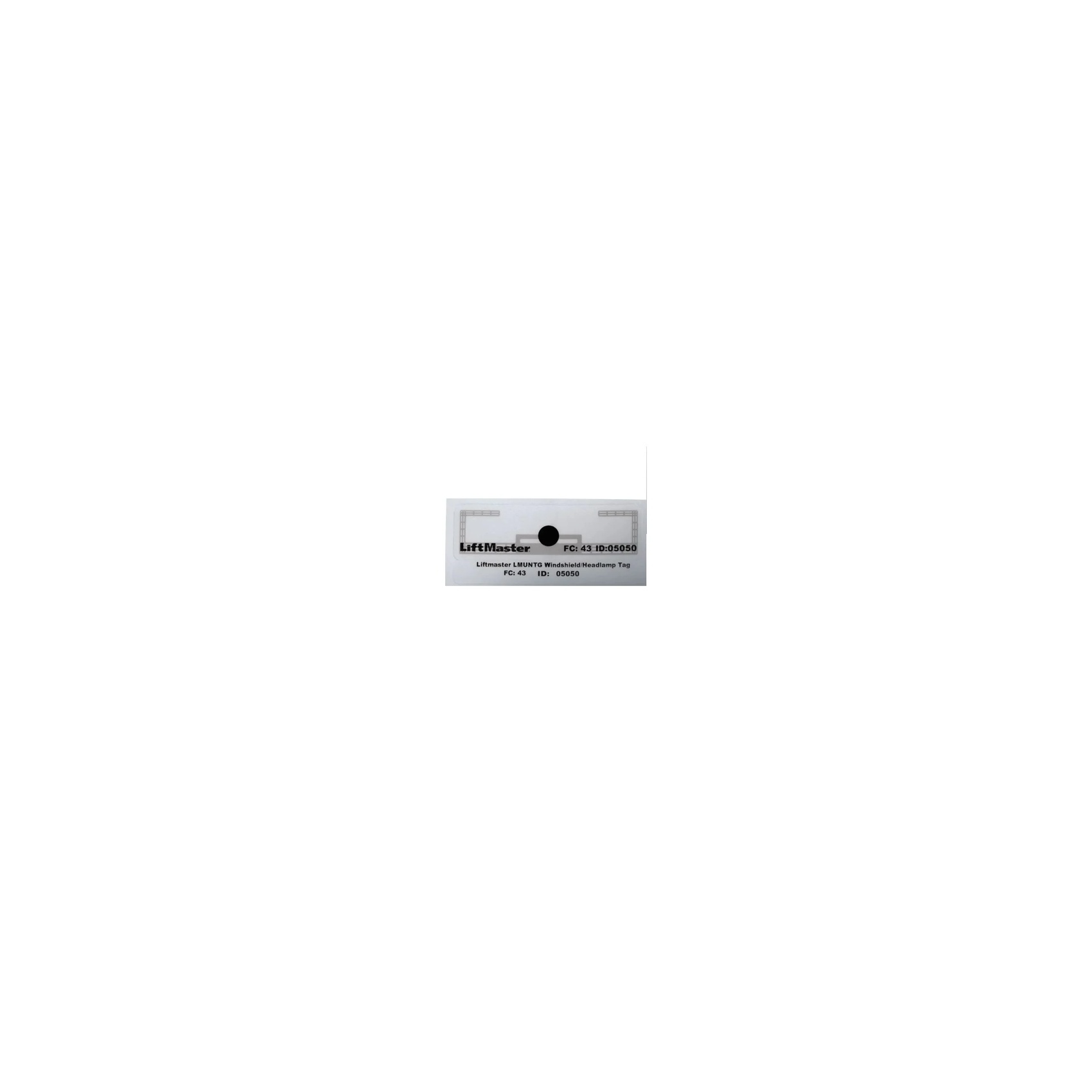 LiftMaster LMUNTG Dual-Purpose Vehicle RFID Tags for Headlamp or Windshield