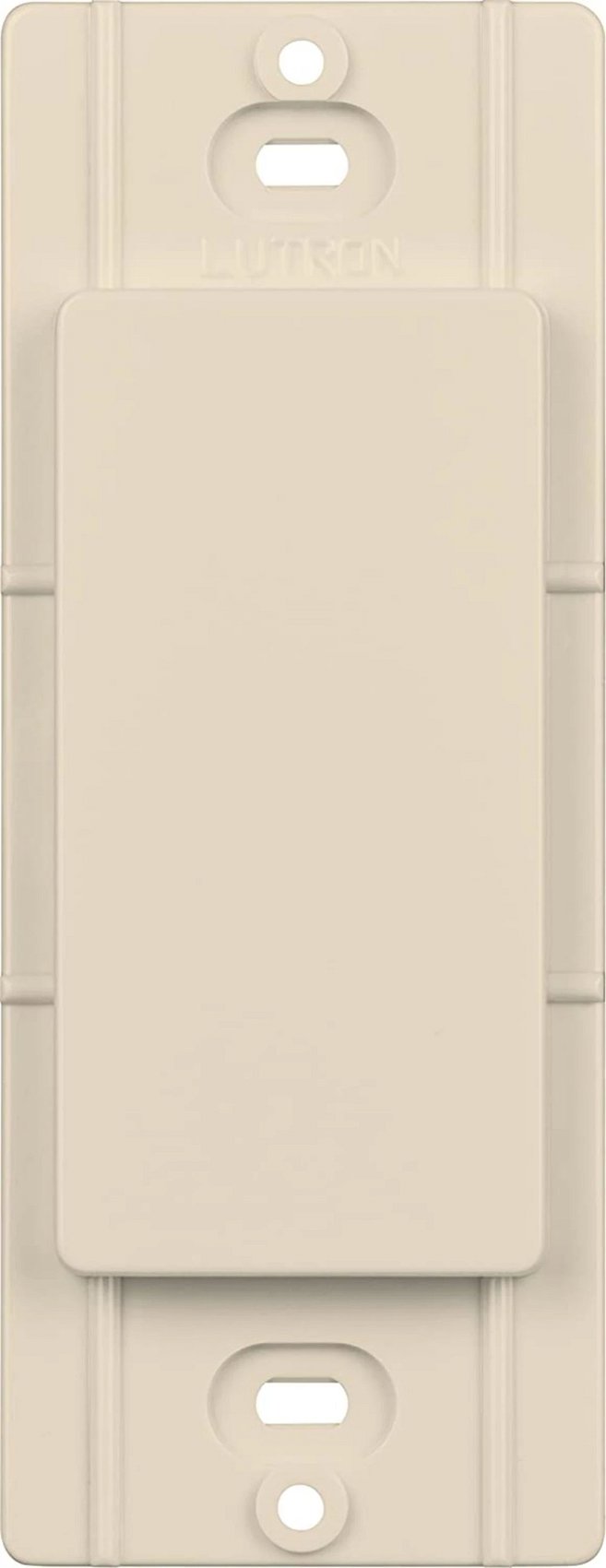 Lutron DV-BI-LA Blank Insert for Claro Wall Plates, Fits Decorator-Style Openings, Light Almond