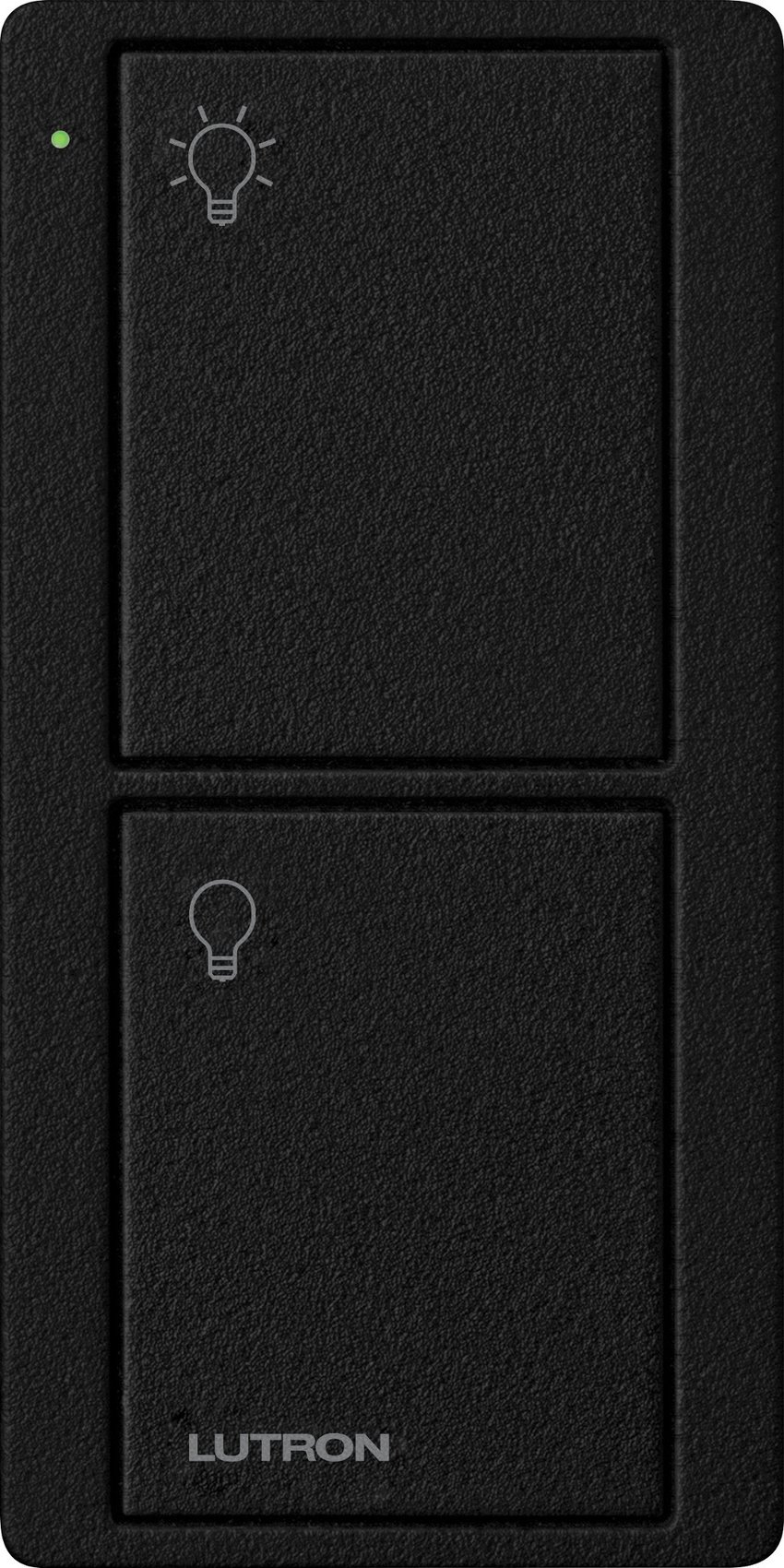 Lutron PJ2-2B-TMN-L01 2-Button Pico Smart Remote, with Light Icons, Midnight