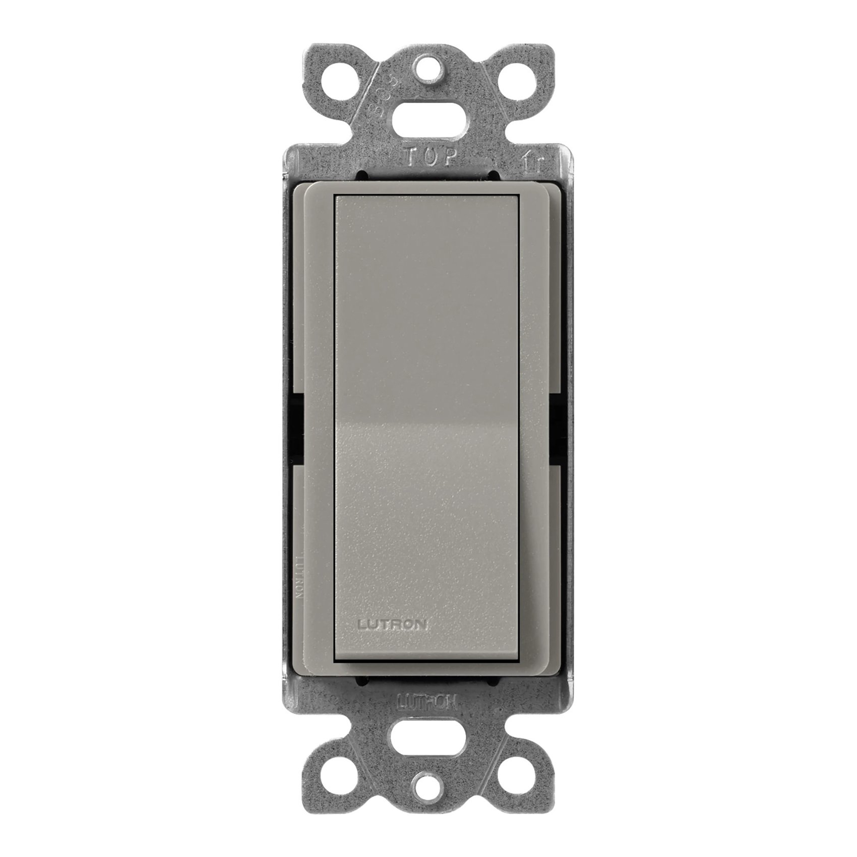 Lutron SC-3PS-CS Claro Single Pole / 3-Way, On / Off Rocker Switch, 15A, Satin Finish, Cobblestone