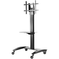 Peerless-AV SR560M Universal 32"-75" Flat Panel Cart With Metal Shelf