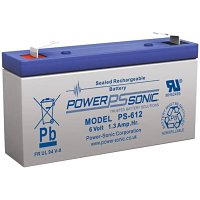 ExpertPower EXP612 6V 1.2 Amp Rechargeable Battery 