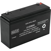 Dual-Lite 120800 6V 12Ah Emergency Light Replacement Battery