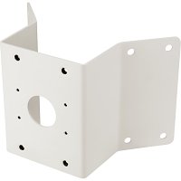 Hanwha SBP-300KM1 Corner Mount Base for SBP-300WMW1, Ivory