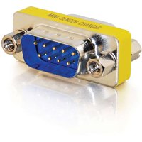 C2G CG02782DB9 M/M Serial RS232 Mini Gender Changer, Coupler