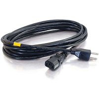 C2G CG0313418 AWG Universal Power Cord, NEMA 5-15P to IEC320C13, TAA Compliant, 10' (3m)