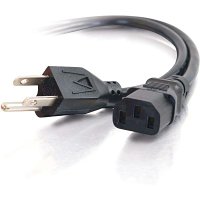 C2G CG03131 14 AWG Premium Universal Power Cord, NEMA 5-15P to IEC320C13, TAA Compliant, 6' (1.8m)