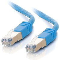 C2G CG27256 CAT5e Snagless Shielded (STP) Ethernet Network Patch Cable, 10' (3m), Blue