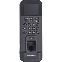 Hikvision DS-K1T804BMF(O-STD) Value Series Fingerprint Access Control Terminal, M1 Card, LCD Display, Black