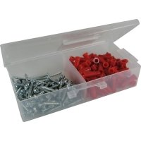 Dottie RD3 Red Collar Plastic Anchor Kit