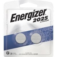 Energizer 2025 Lithium Coin Battery, 2 Pack