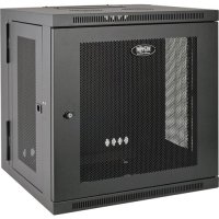 Tripp Lite 12U Wall Mount Rack Enclosure Server Cabinet Swinging Hinged Door Deep