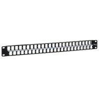 ICC IC107BP481 Blank Patch Panel with 48 Ports and 1 RMS for HD Style