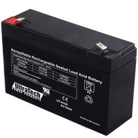 Ultratech Im-6100 6v, 10ah Sla Battery, F1 Terminal