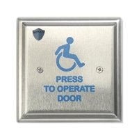 Blue 4-1/2" Square Push Button Details about   MS Sedco Handicap Door Access Switch 59-H 