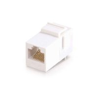 C2G CG03677 RJ45 (8P8C) Coupler Keystone Insert Module, White