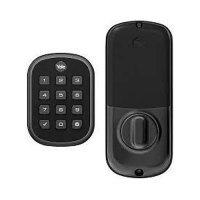 Yale YRD136-ZW2-BSP Prk SL Key-Free Keypad Deadbolt with Z-Wave Plus, Black Suede