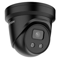 Hikvision PCI-T18F2SB AcuSense 8MP IR Fixed Turret Network Camera, 2.8mm Lens, Black