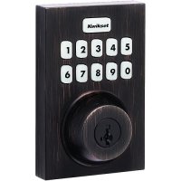 Kwikset 98930-005 Connect 620 Contemporary Keypad Connected Z-Wave 700 Smart Lock, Venetian Bronze