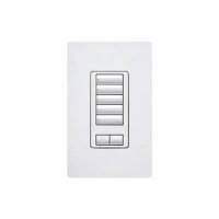 Lutron RRD-HN5BRL-WH RadioRA 2 seeTouch CL Hybrid Keypad - 5 Button w/ Raise-Lower, White