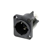 Neutrik NAC3MPX-TOP powerCON TRUE1 TOP Appliance Inlet Connector, 1/4" Flat Tab Terminals