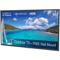 Peerless-AV NT553 55" Neptune Partial Sun Series 4K HDR Outdoor Smart TV and Outdoor Tilting Wall Mount