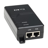 Tripp Lite NPOE-30W-1G Active Midspan Gigabit PoE+ Injector, IEEE 802.3at / 802.3af, 30W, 1-Port